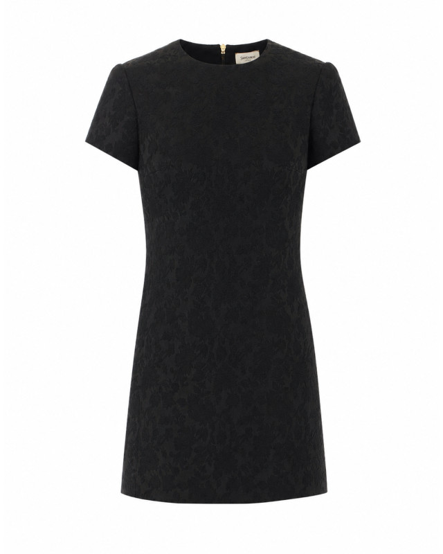 [Saint Laurent] Short sleeve dress FW26 A002HIY3L661000