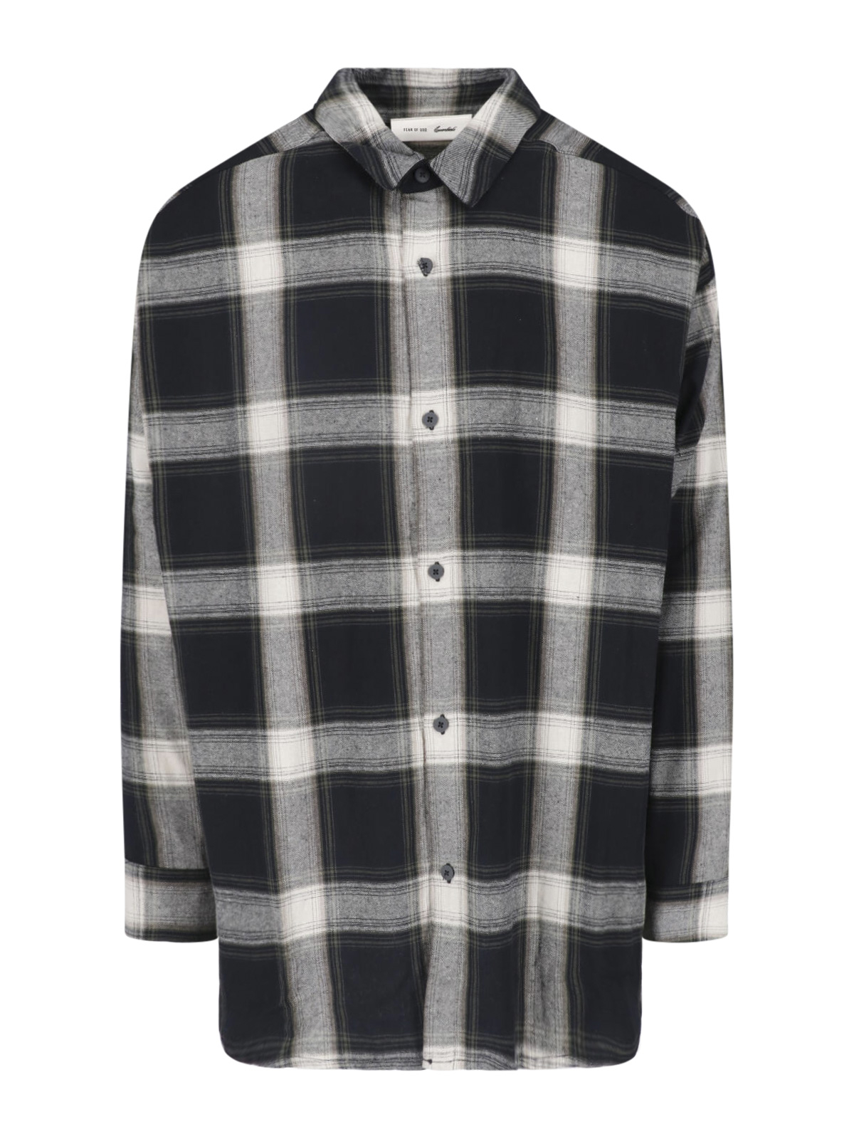 [Fear of God] Shirts Long Sleeve SS26 RW00308IRON GREY PLAID