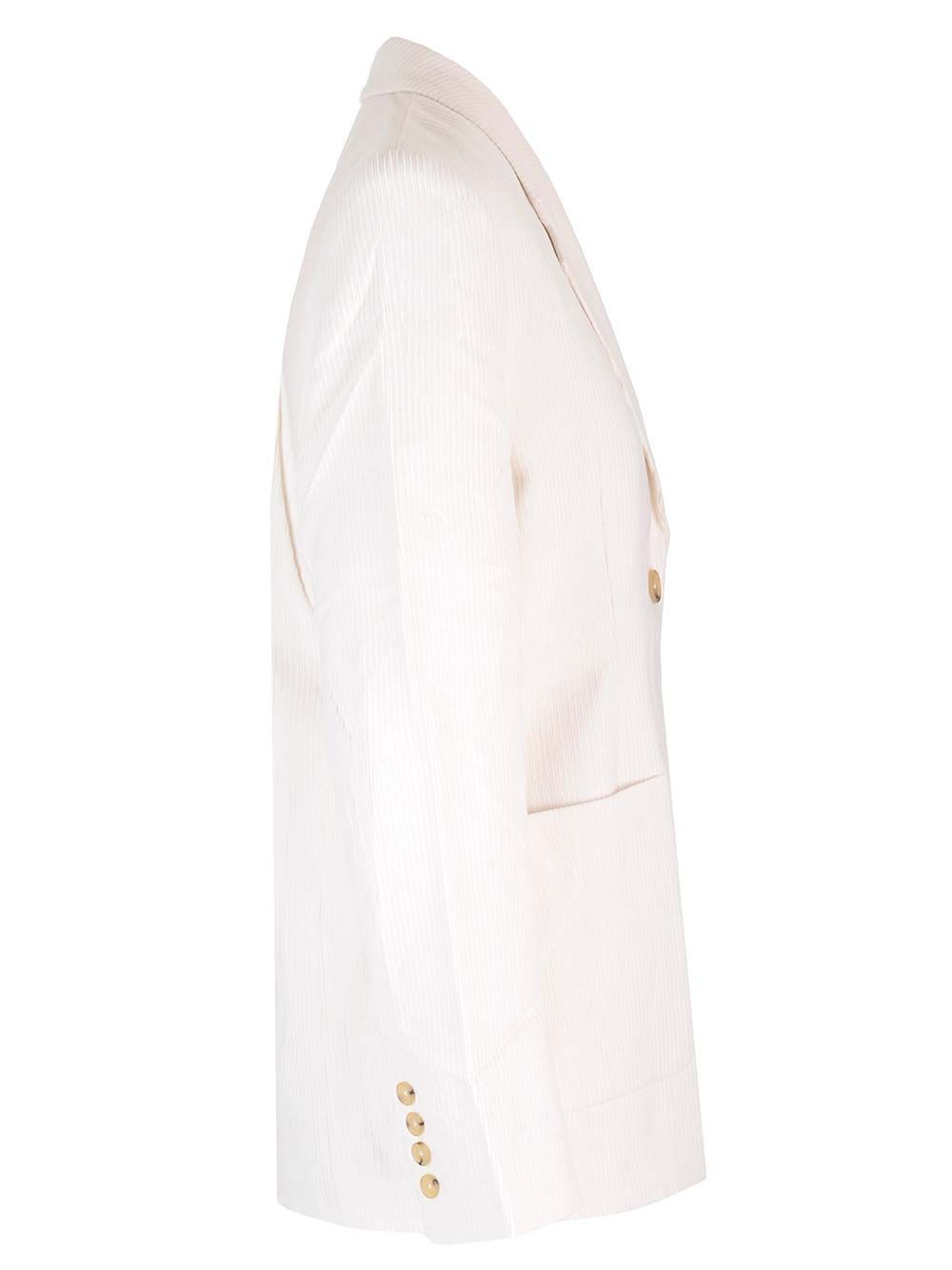 [TOTEME] Blazer FW24 243-WRZ0041-FB0191MERINGUE 188