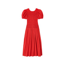 [GANNI] Short sleeve dress FW26 A103054606P