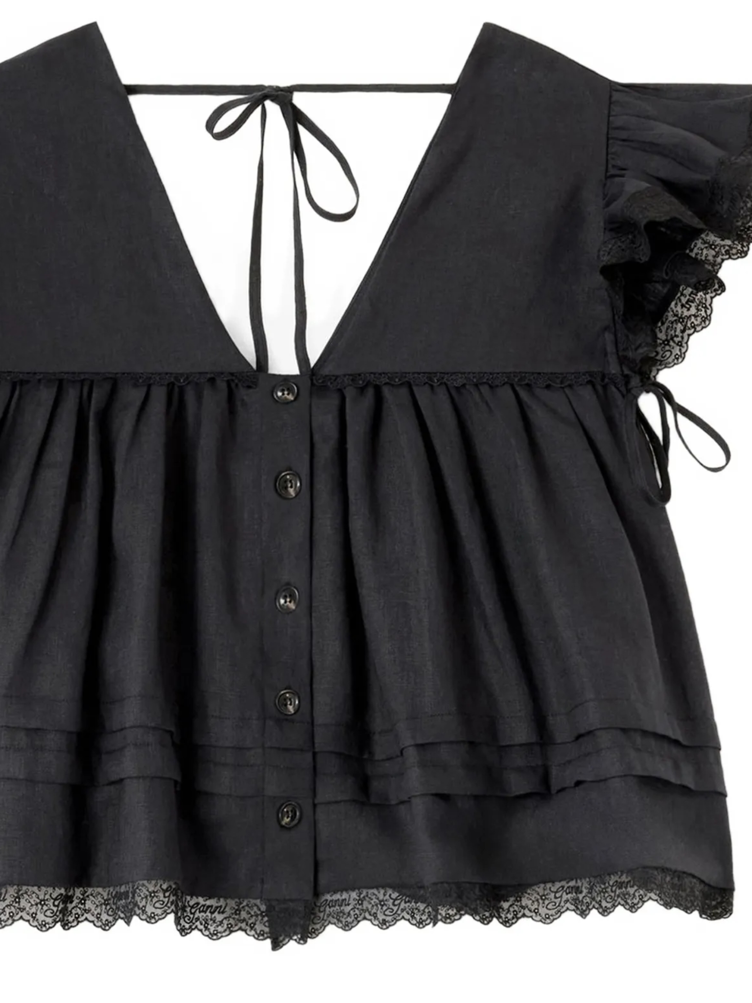 [GANNI] T-shirts Sleeveless FW26 A1040370099