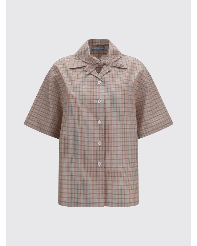 [Prada] Shirts Short Sleeve FW26 P447JXSOOO6134 F0V6A