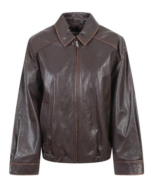 [WEEKEND MAX MARA] Leather Jacket FW26 COSE 2625446041600