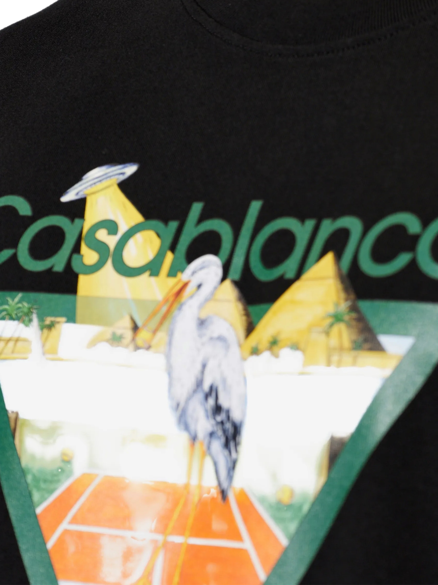 [Casablanca] T-shirts Short Sleeve FW26 MPF26JTS00119TENNIS CLUB TRIANGLE