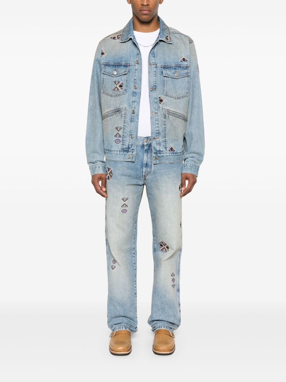 [MARANT] T-shirts Short Sleeve FW26 TS0047HAB1N19HWHBK