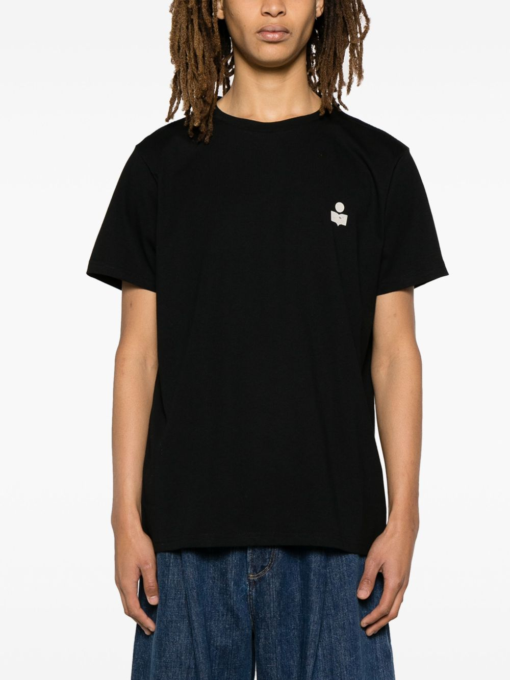 [MARANT] T-shirts Short Sleeve FW26 TS0047HAB1N19HBKEC
