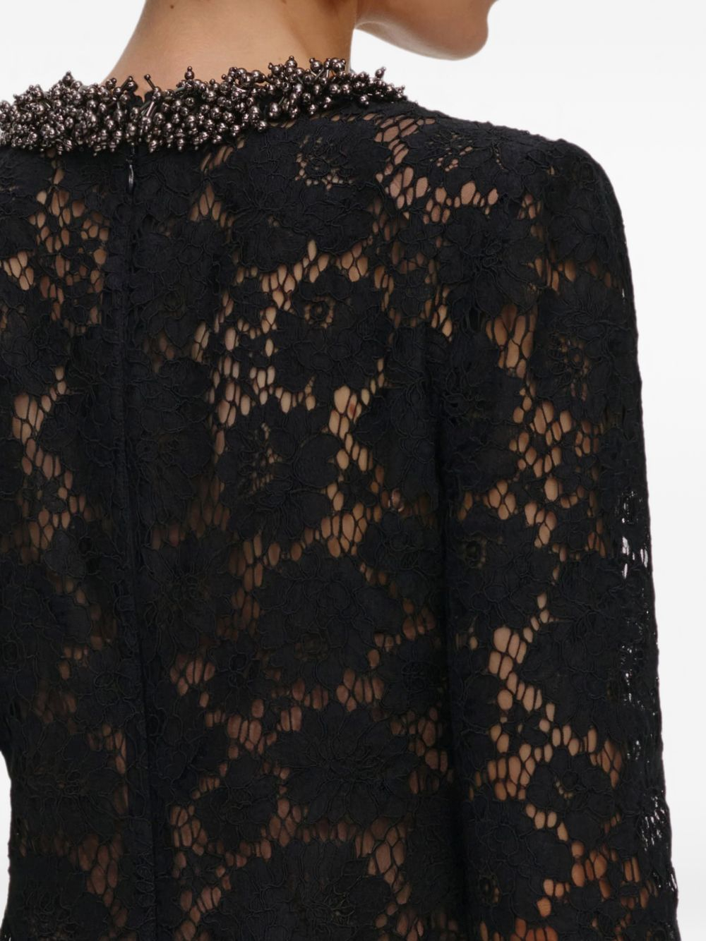 [SELF PORTRAIT] Long sleeve dress FW26 AW26045SBBLACK