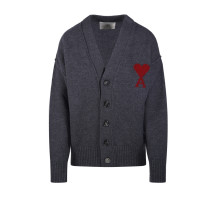 [AMI] Cardigan FW26 UKC367.018