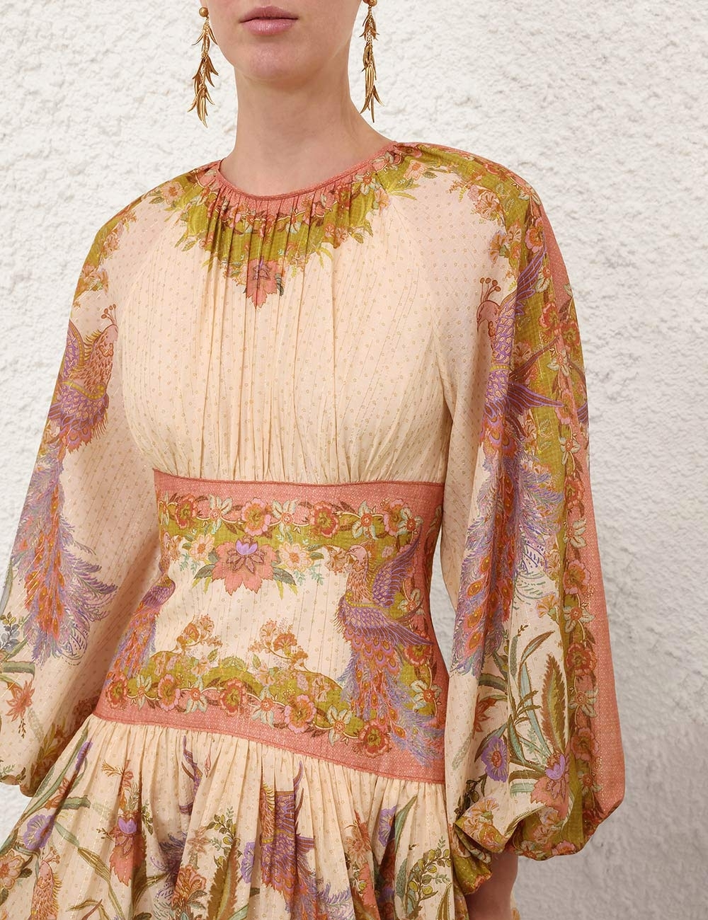 [Zimmermann] Long sleeve dress FW26 5515DSS262CTSF