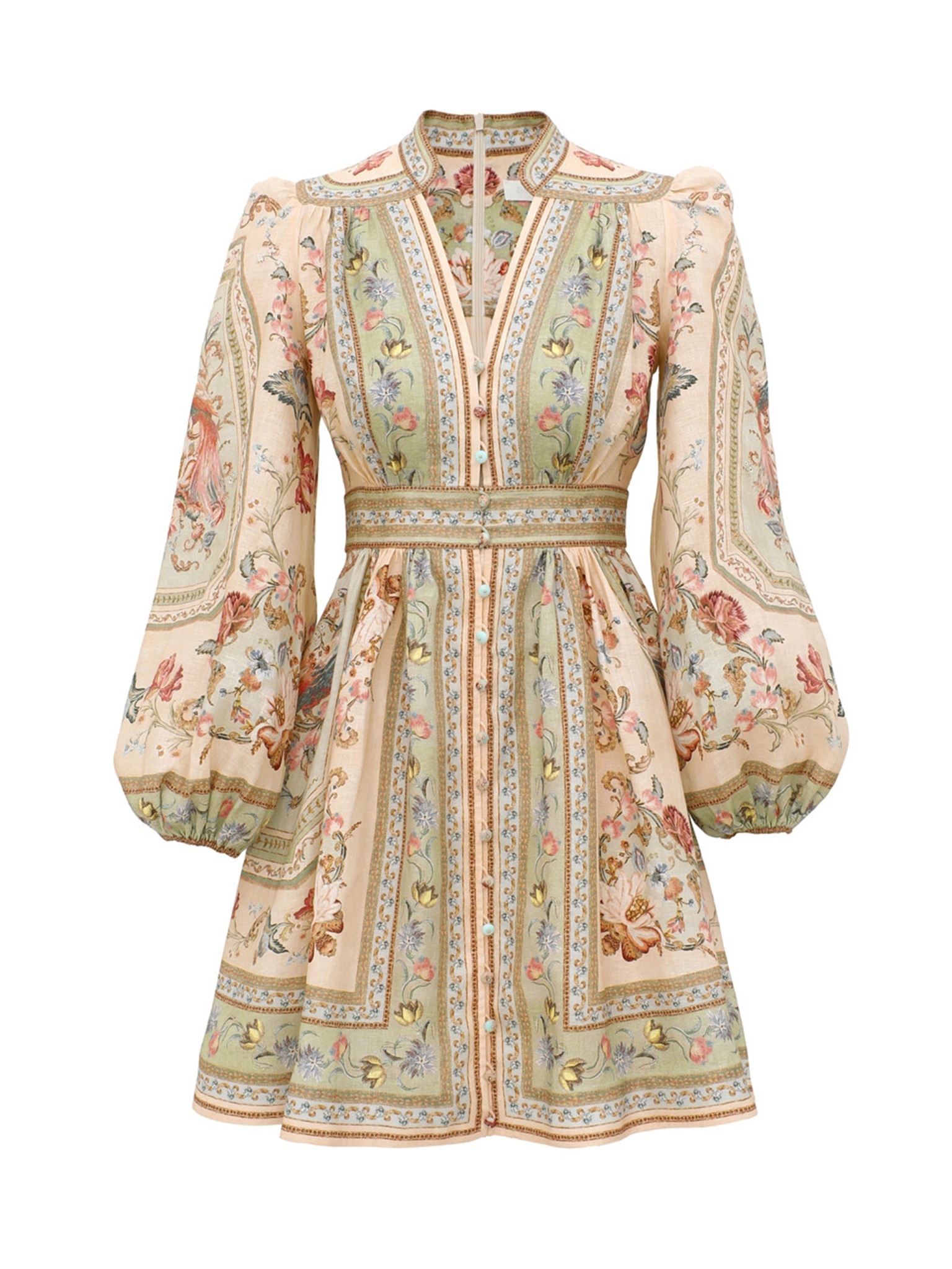 [Zimmermann] Long sleeve dress FW26 0932DSS264SATF