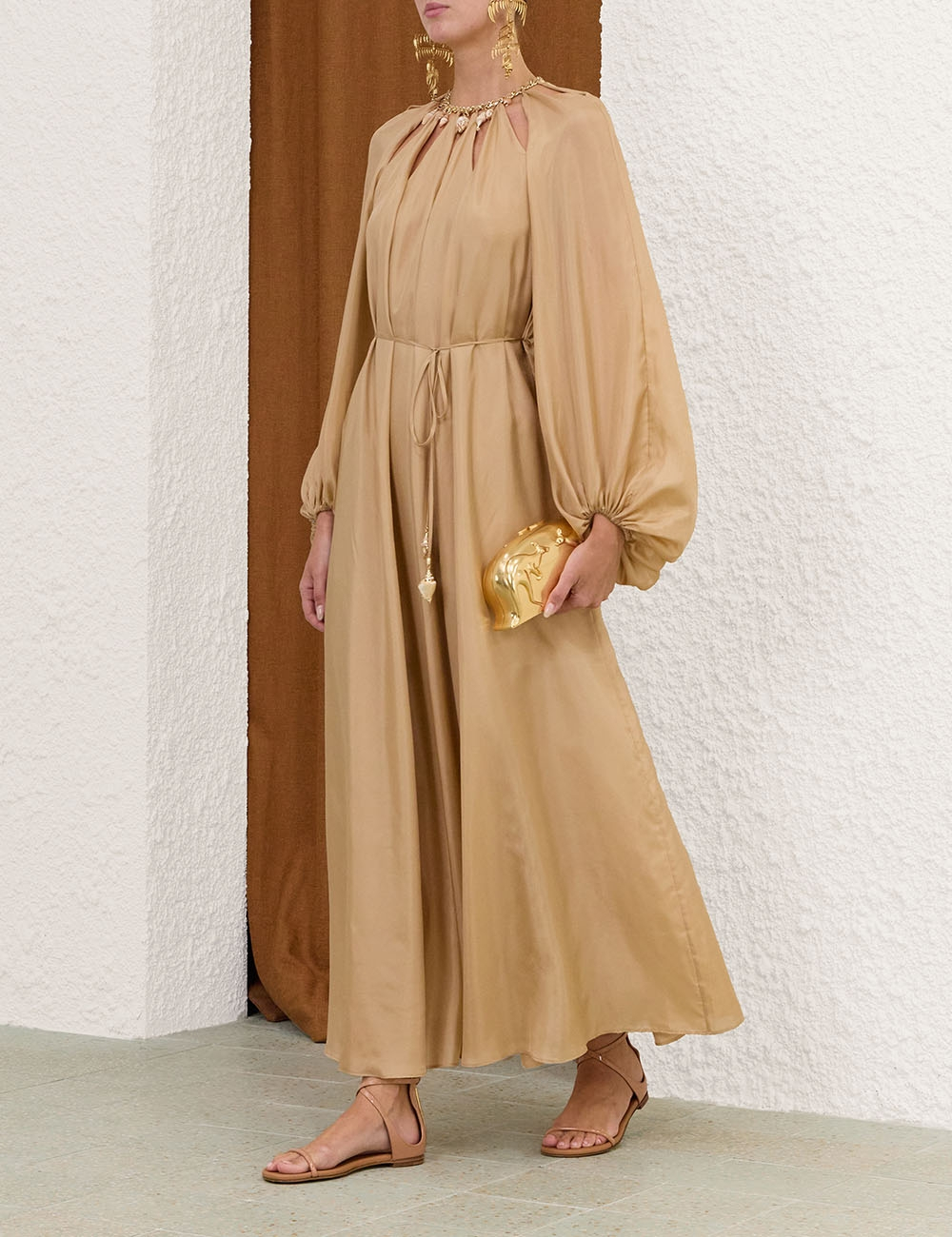 [Zimmermann] Long sleeve dress FW26 7592DSS263CHP