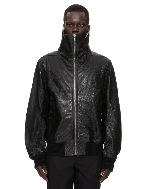 [Rick Owens] Leather Jacket FW26 RU02F4751WMT09