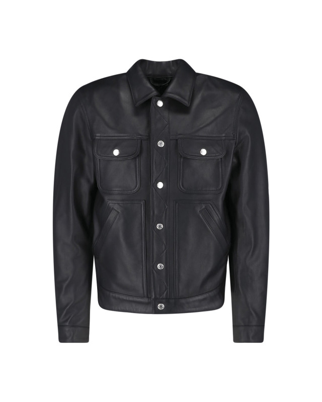 [Dsquared2] Leather Jacket FW26 S74AM1571 SY1491900