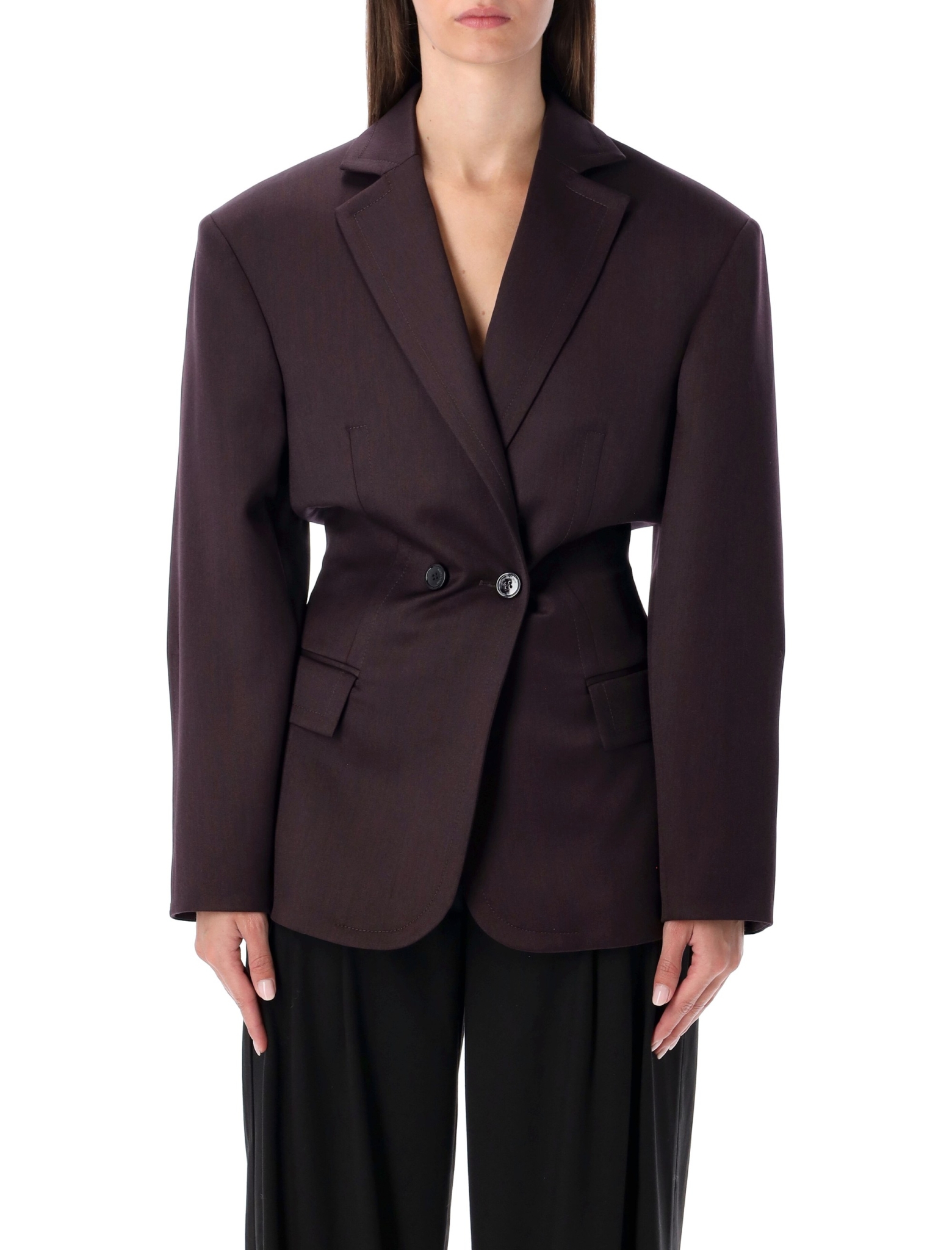 [MAGDA BUTRYM] Blazer FW25 104925BURGUNDY