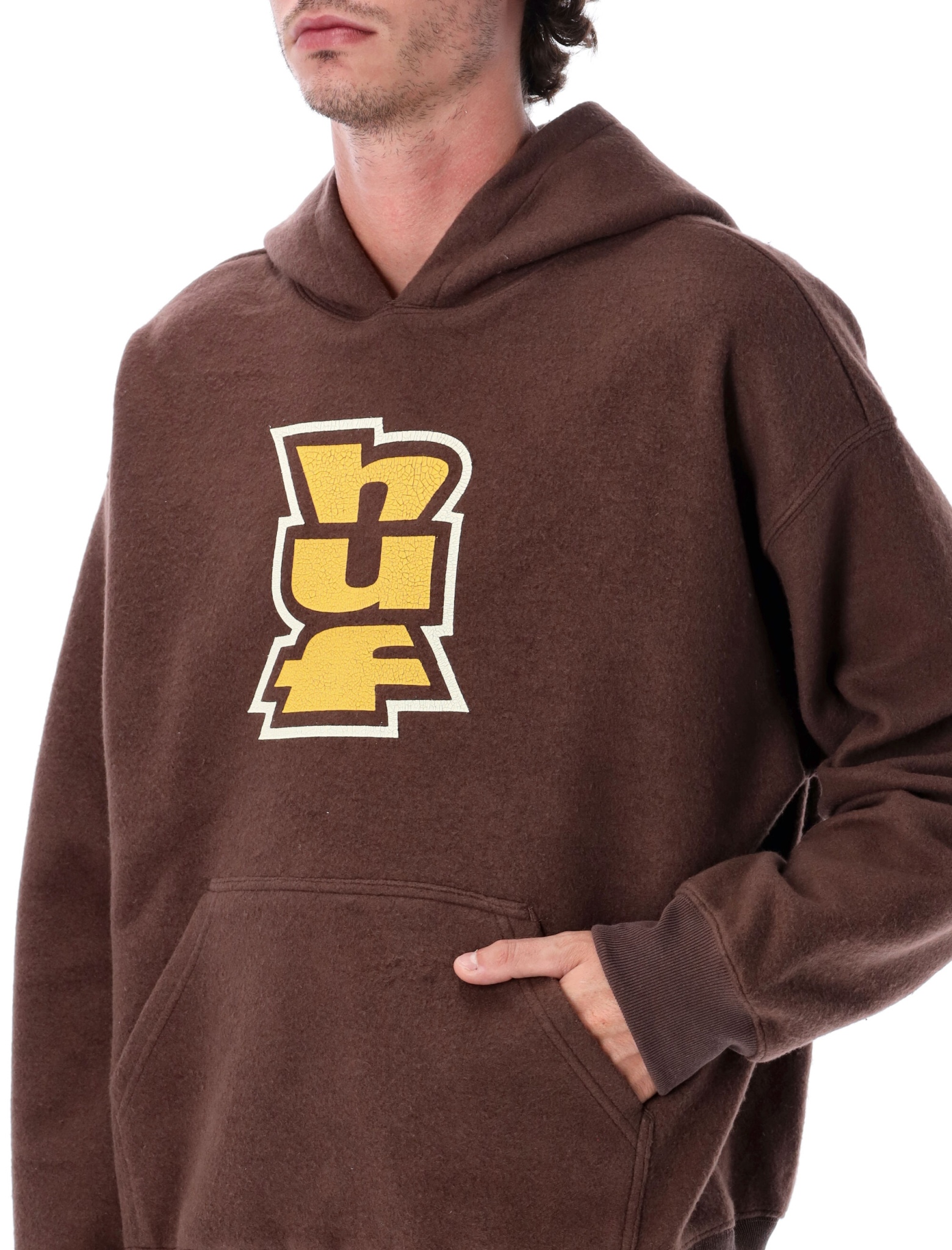 [Huf] Hoodie FW25 FL00244BISON
