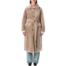 [Urbancode] Fur Jacket FW25 BJ20014TAUPE