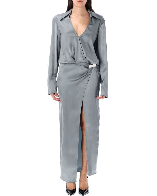 [The Attico] Long sleeve dress FW25 WCW00242VVV088AA084