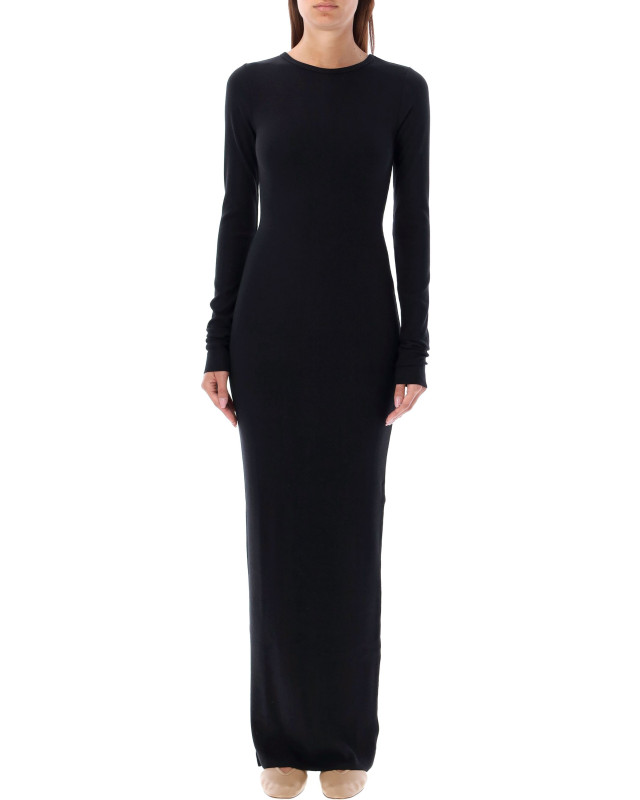 [ETERNE] Long sleeve dress FW25 CB021BLK
