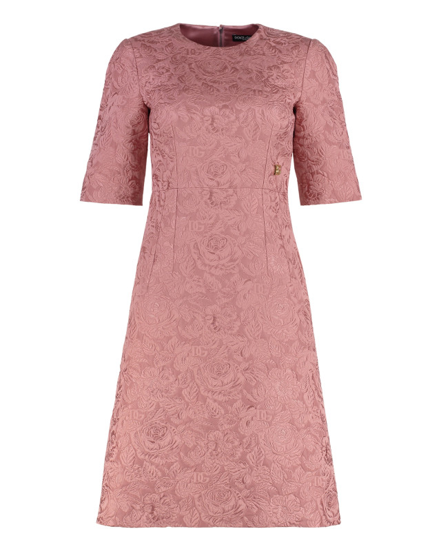 [Dolce & Gabbana] Short sleeve dress SS25 F6ARLTHJMQK_F0473