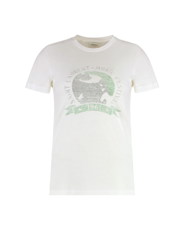 [Saint Laurent] T-shirts Short Sleeve SS25 817047Y37YJ_9010