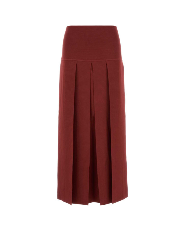 [Alaia] Long skirt FW26 AA9J2584K224D 314
