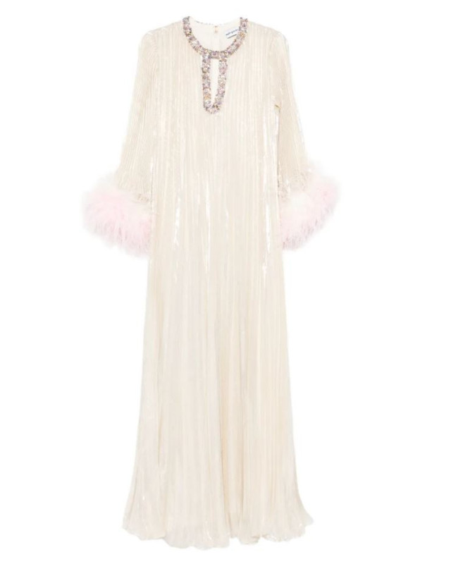 [SELF PORTRAIT] Long sleeve dress SS26 RS26507X-CH