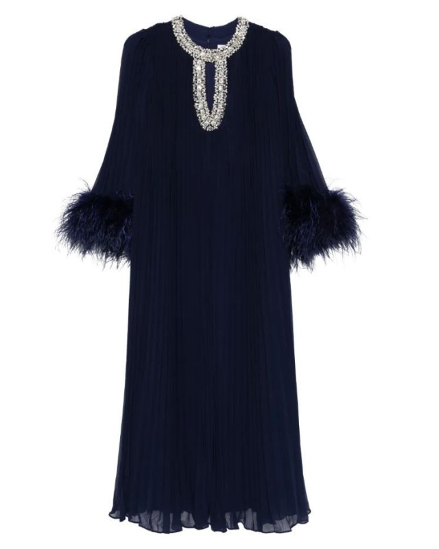 [SELF PORTRAIT] Long sleeve dress SS26 RS26510M-N