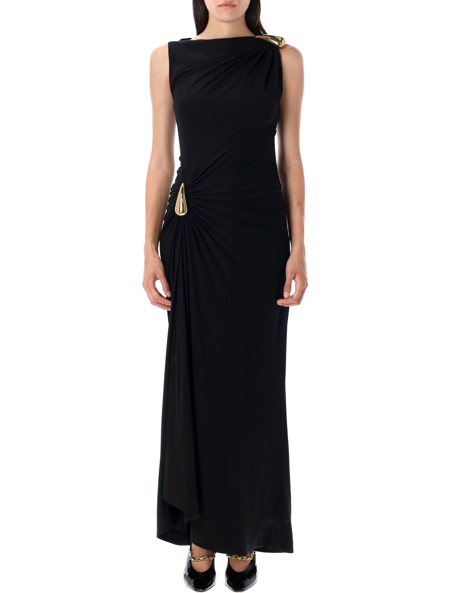 [Bottega Veneta] Sleeveless dress FW25 831590V4YX01000