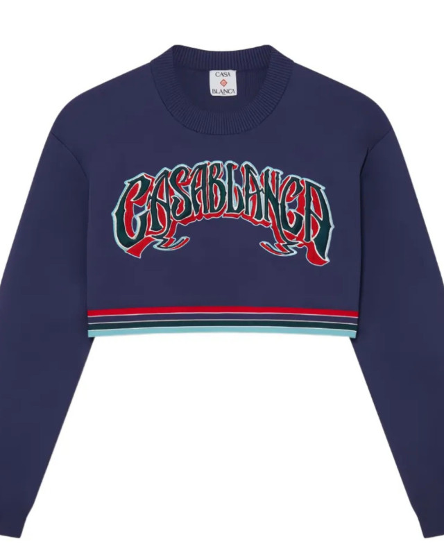[Casablanca] Sweatshirt CO WS25KW98201-MIXNAVY