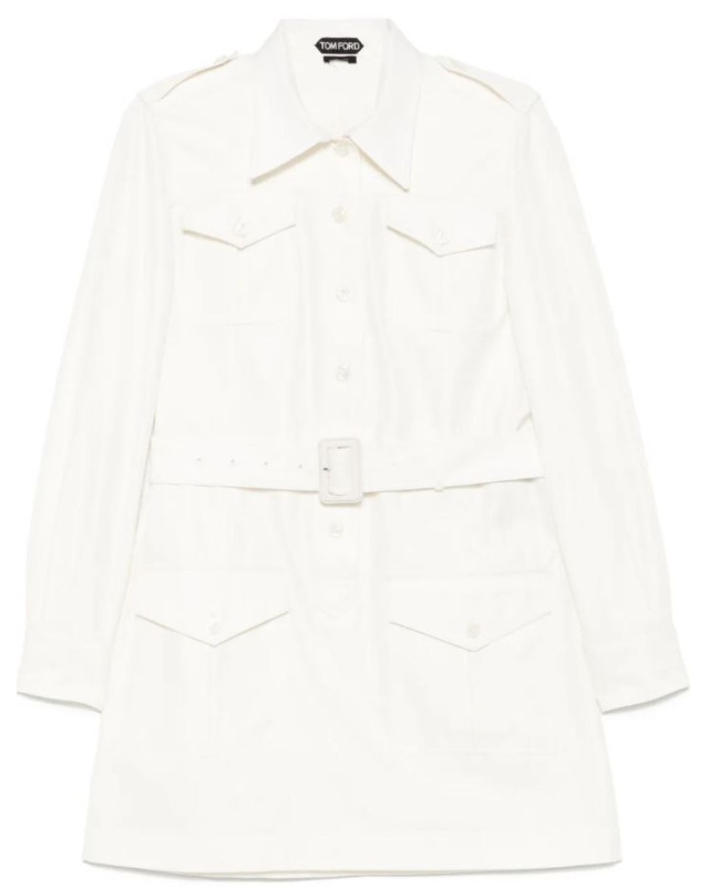 [Tom Ford] Long sleeve dress CO AB3431FAX1215-AW002