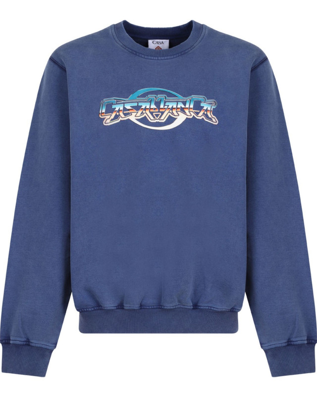 [Casablanca] Sweatshirt FW25 MPF25JTP29302-NAVYCASABLAN