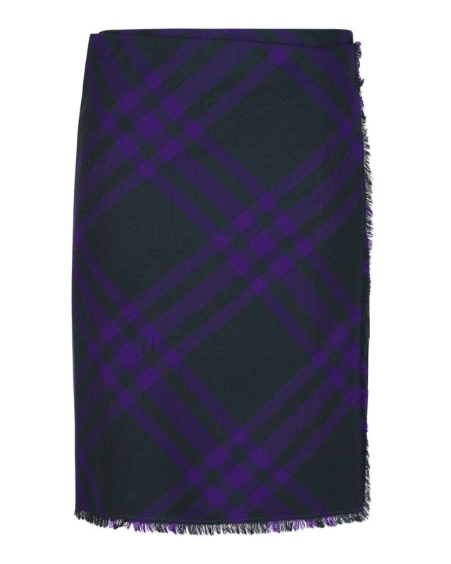 [Burberry] Midi skirt CO 8078013-DEEPROYAL