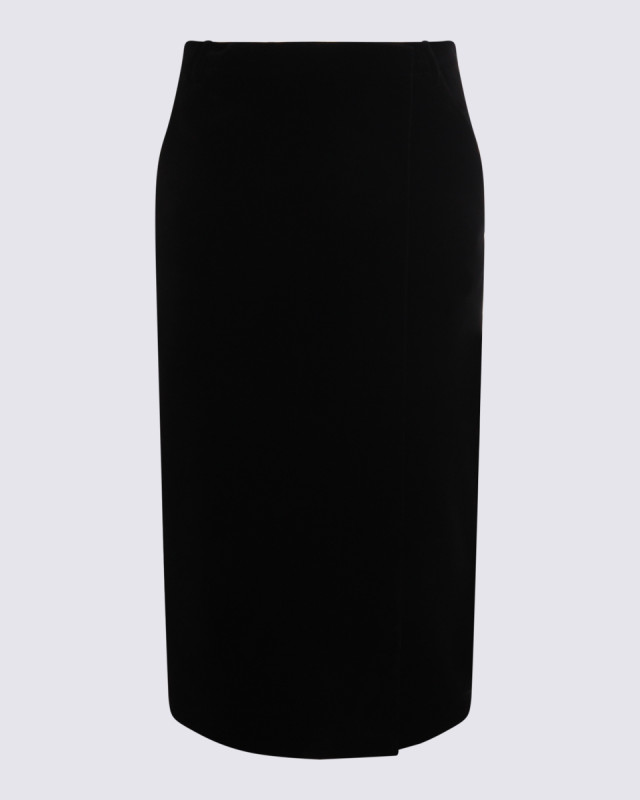 [Saint Laurent] Midi skirt FW25 826769Y580T1000