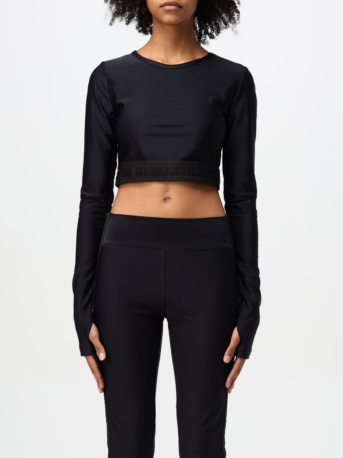 [VERSACE JEANS COUTURE] T-shirts Long Sleeve FW24 77HAH218J0148 899