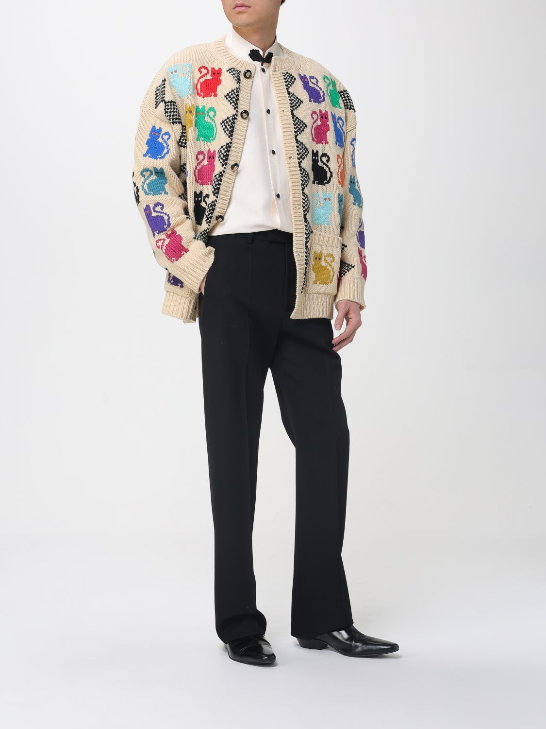 [Valentino] Cardigan SS26 8V3KA06CBBK M12