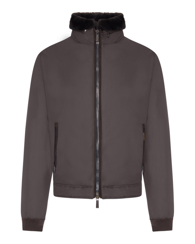 [Moorer] Bomber Jacket FW26 MOUBO100189TEPA022U0213 BROWN