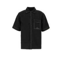[Amiri] Shirts Short Sleeve FW26 AMTOSH1156 BLACK