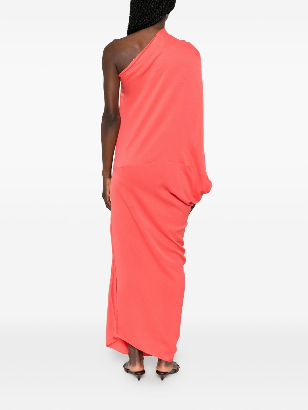 [Cortana] Sleeveless dress SS26 A3874CORALRED