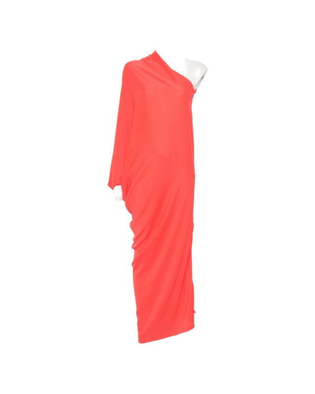 [Cortana] Sleeveless dress SS26 A3874CORALRED