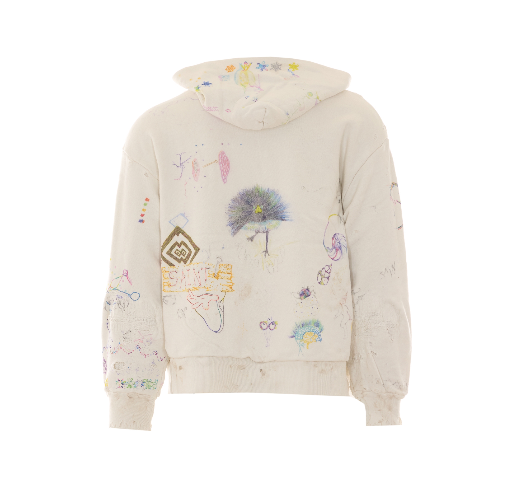 [SAINT MICHAEL] Sweatshirt SS26 SM-MK8-0000-C17WHITE