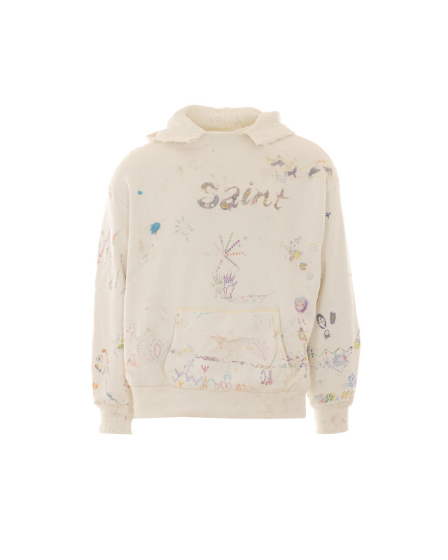 [SAINT MICHAEL] Sweatshirt SS26 SM-MK8-0000-C17WHITE
