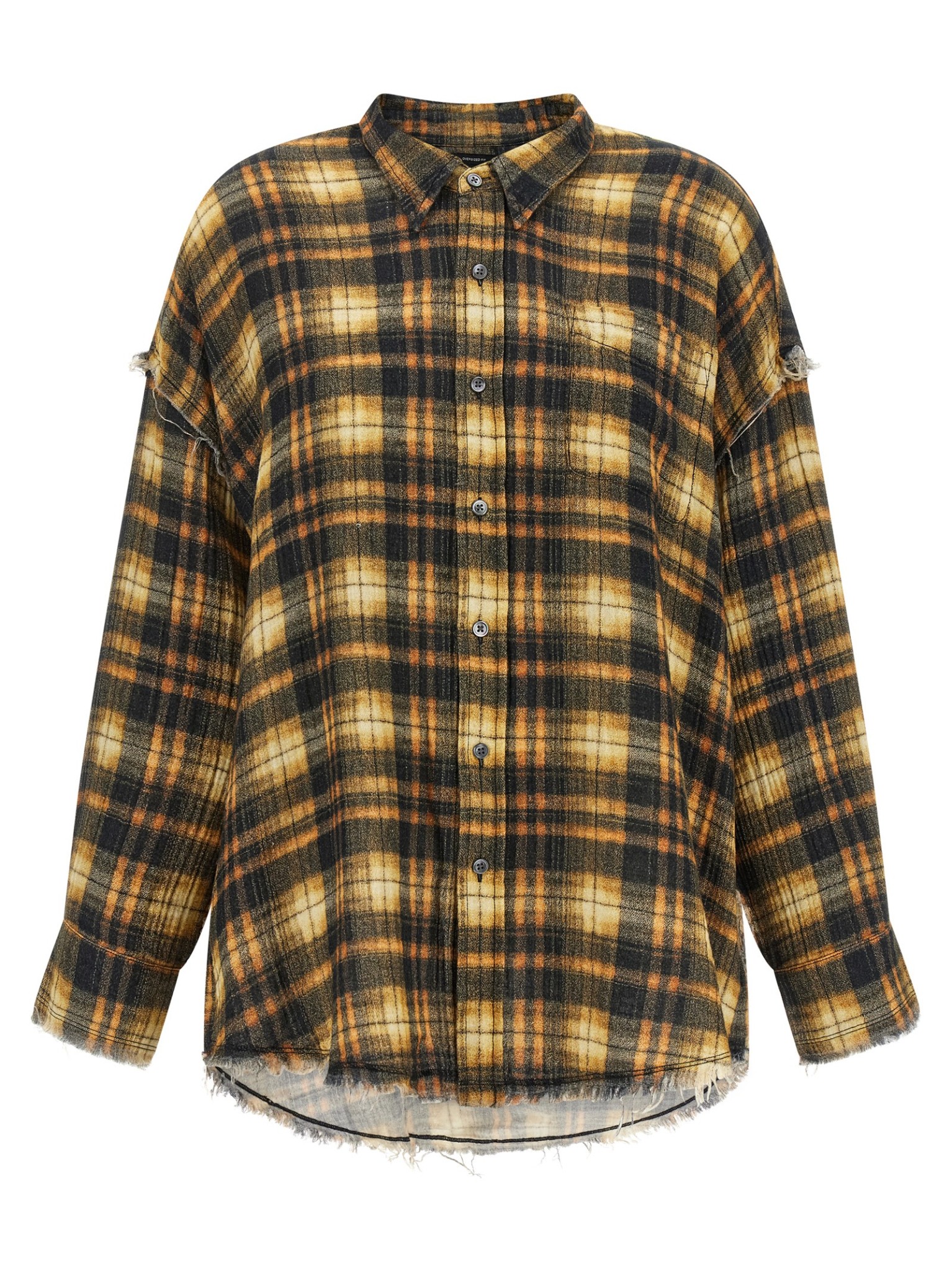 [R13] Shirts Long Sleeve FW26 R13WR075R918BBROWNPLAID