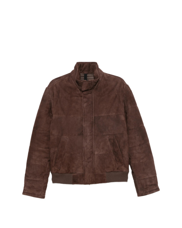 [TAGLIATORE] Leather Jacket FW26 CHI26-01 MASSEY BROWN