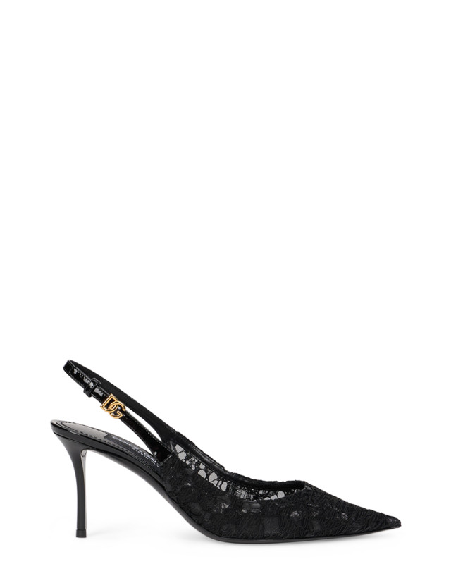 Lace slingback