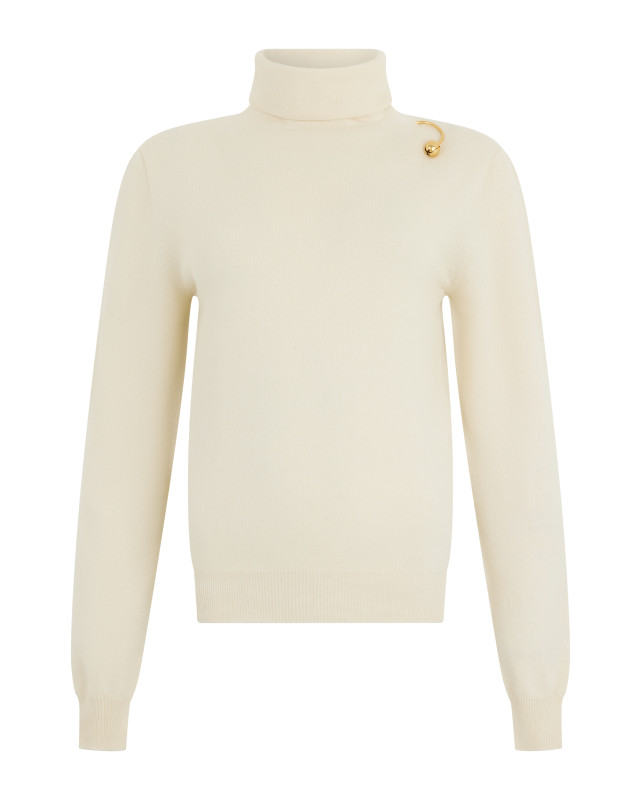 Sweater with High Neck