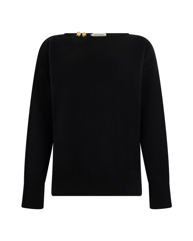 Sweater with golden detail