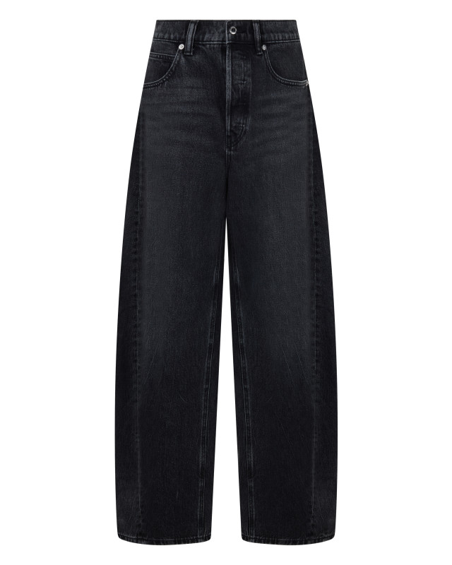 Loose cotton jeans