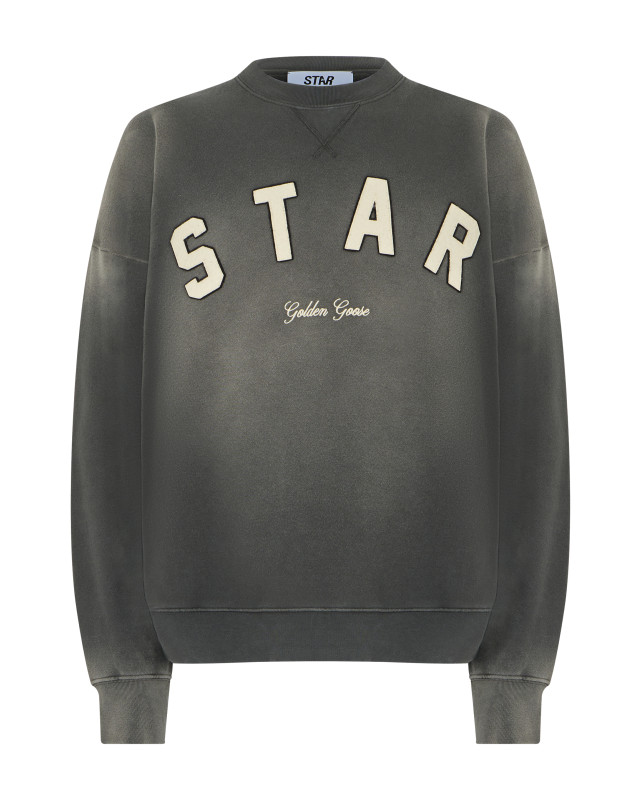 Cotton sweatshirt with embroidery
